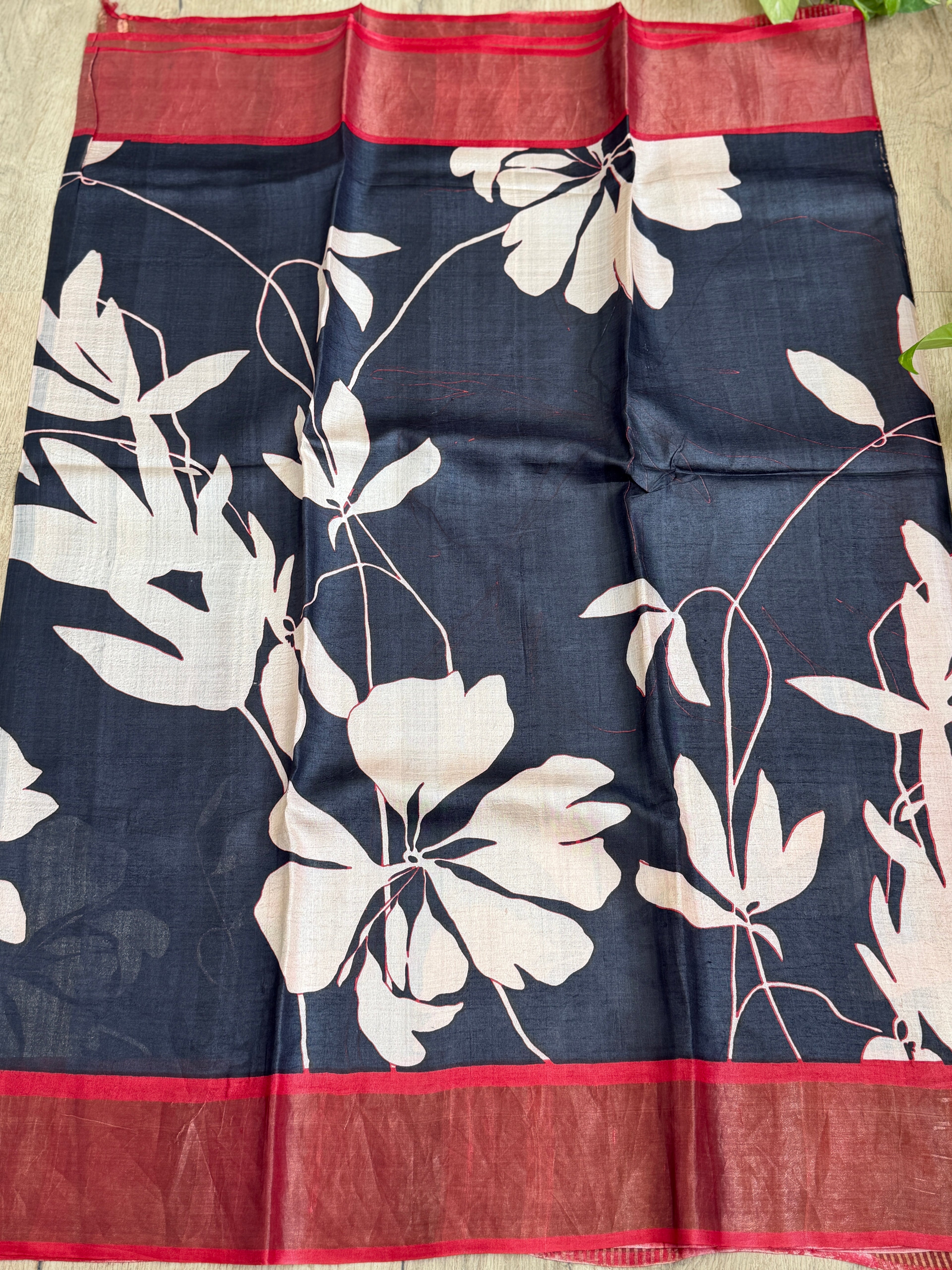 Pure Tussar Silk Saree