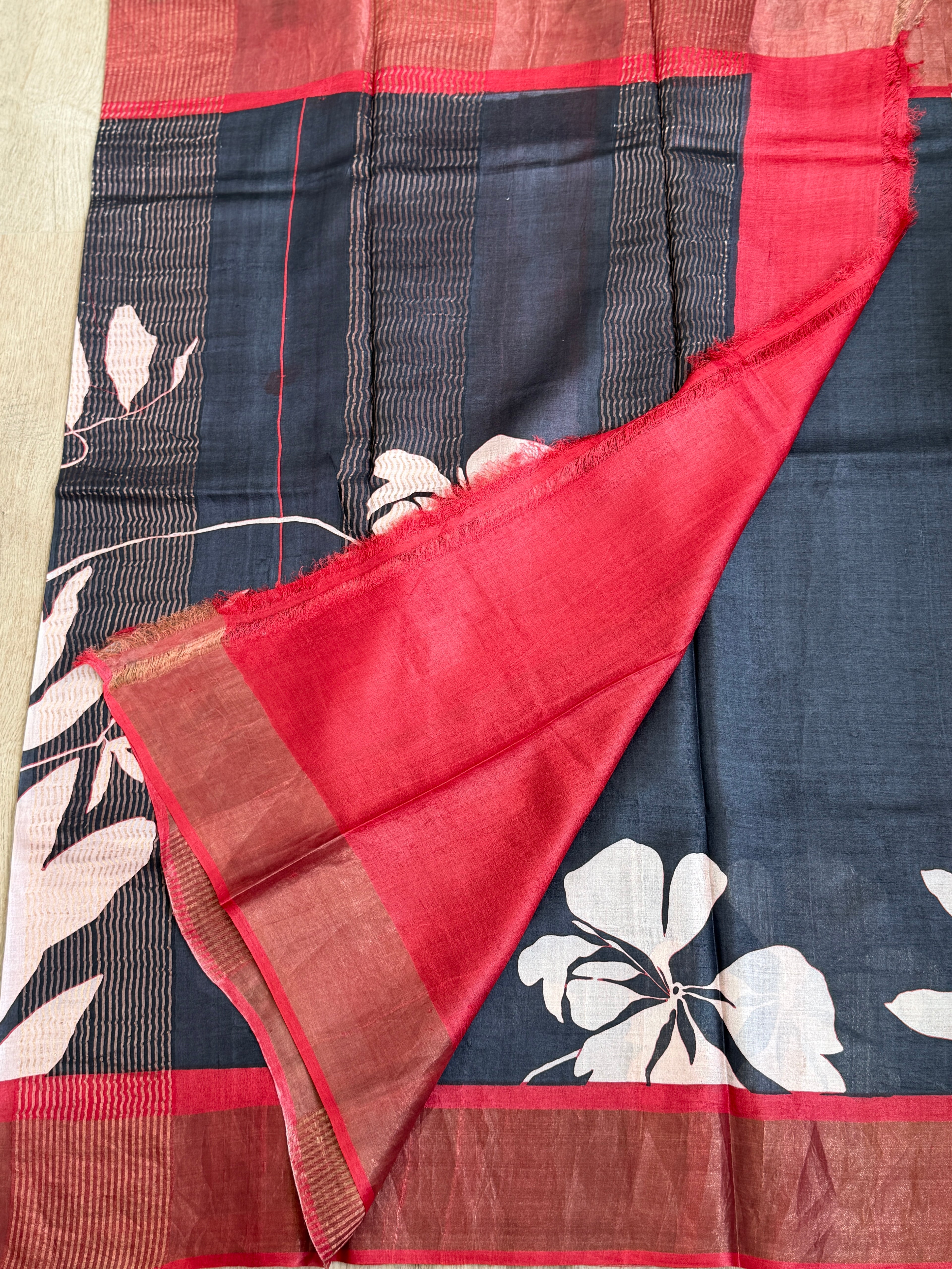 Pure Tussar Silk Saree