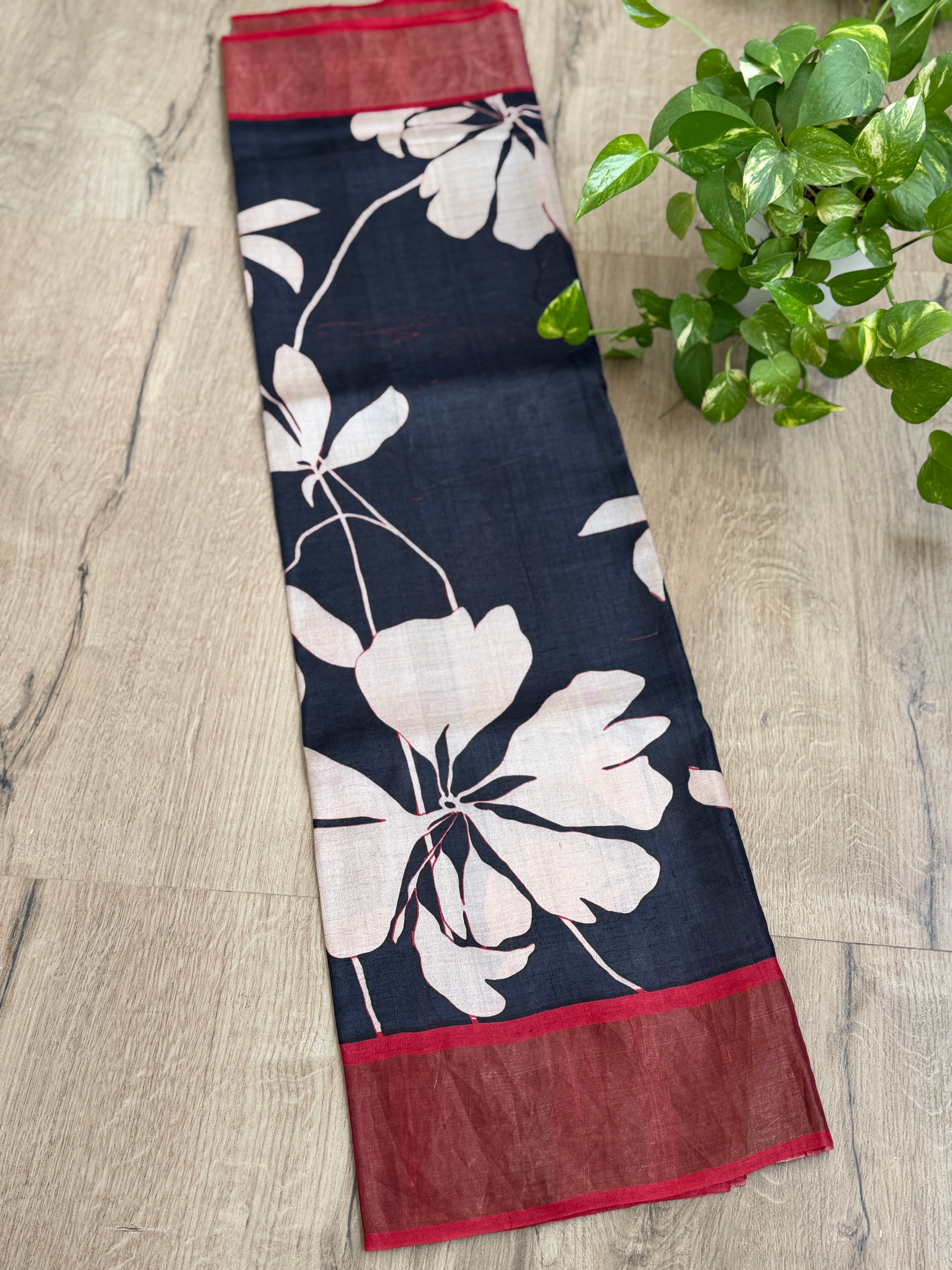 Pure Tussar Silk Saree