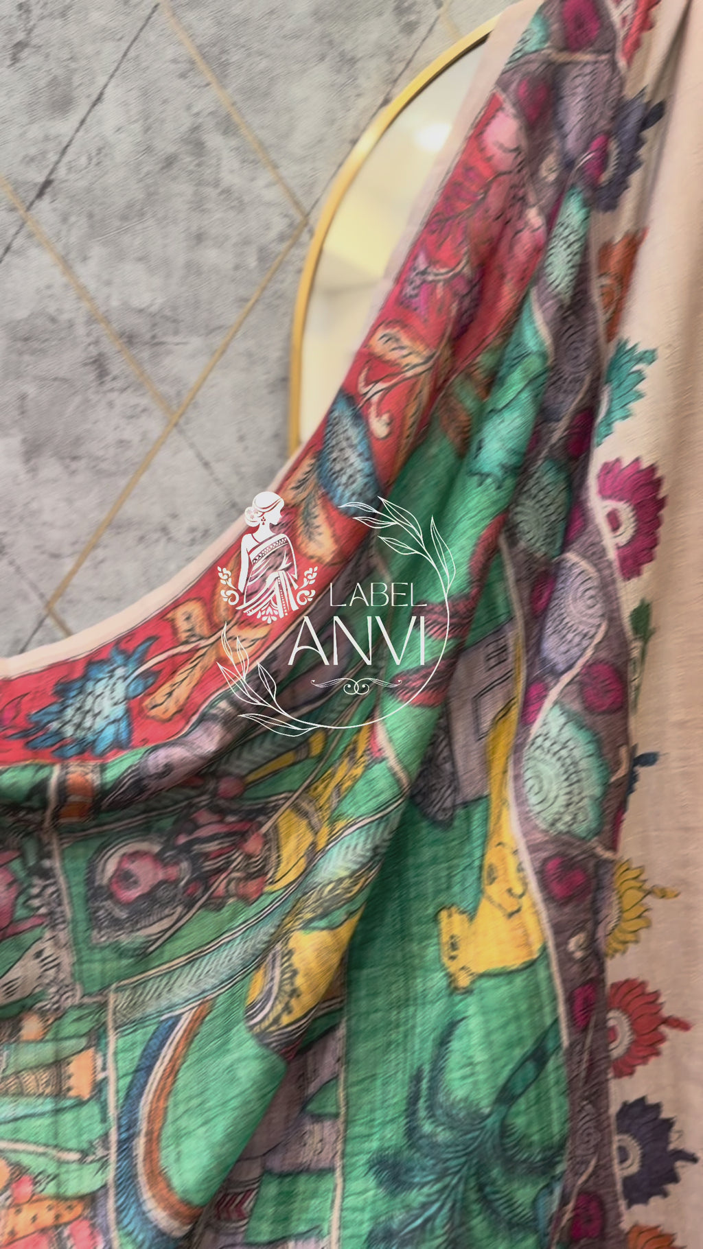 Semi Tusser Saree